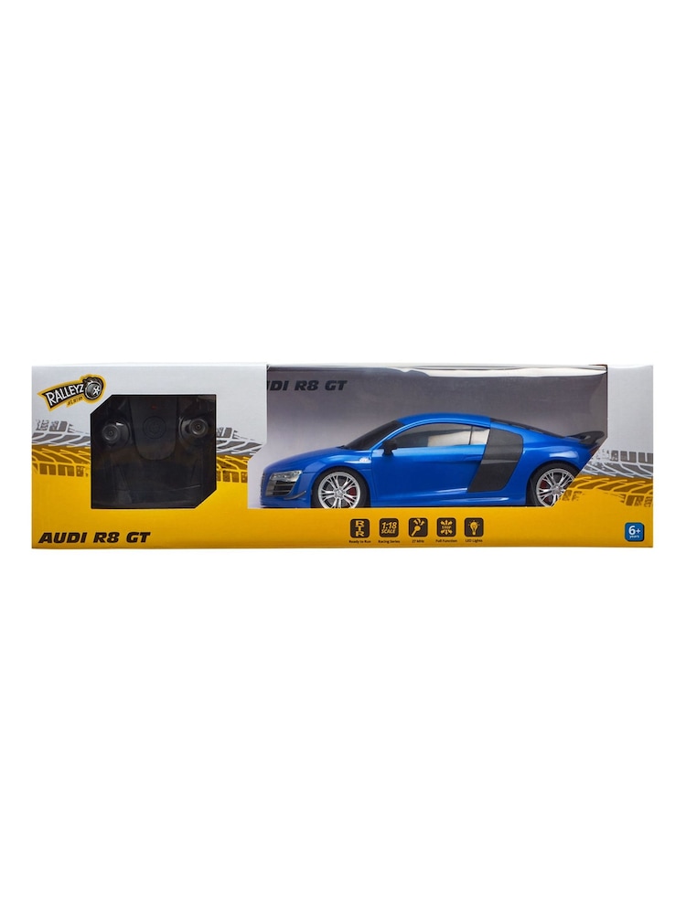 Hamleys 1:18 27 MHz Audi Blue Remote Control Car - Image 1 of 3