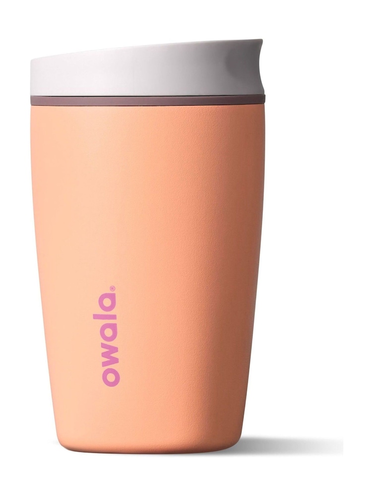 owala Peachy Keen SmoothSip® Slider 12oz Coffee Tumbler - Image 1 of 4 owala Peachy Keen SmoothSip® Slider 12oz Coffee Tumbler - Image 1 of 4