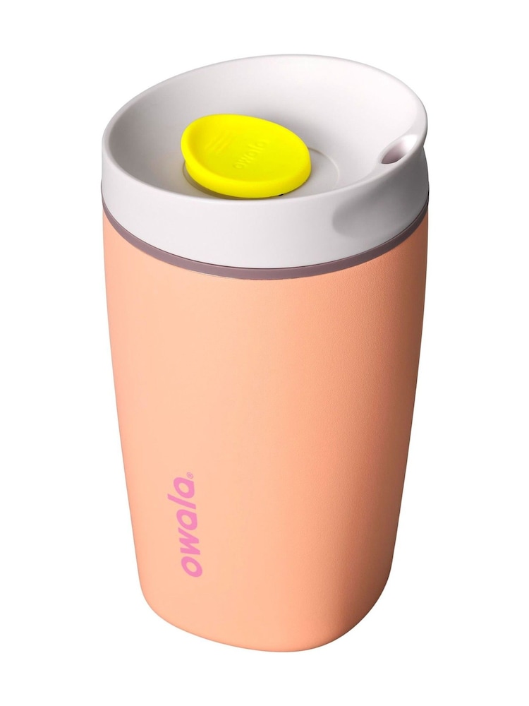 owala Peachy Keen SmoothSip® Slider 12oz Coffee Tumbler - Image 2 of 4 owala Peachy Keen SmoothSip® Slider 12oz Coffee Tumbler - Image 2 of 4