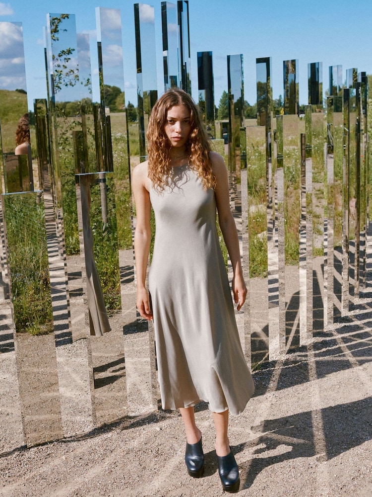 mbyM Sleeveless Side Slit Midi Dress - Image 1 of 6 mbyM Sleeveless Side Slit Midi Dress - Image 1 of 6