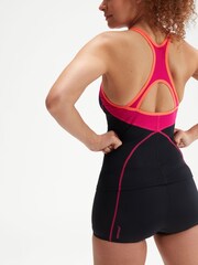 Speedo Black/Pink Panel Tankini - Image 4 of 7