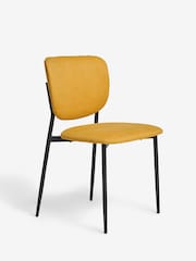 Scion Set of 2 Ochre Yellow Niksen Dining Chairs - Image 3 of 6