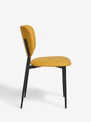 Scion Set of 2 Ochre Yellow Niksen Dining Chairs - Image 4 of 6