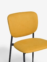 Scion Set of 2 Ochre Yellow Niksen Dining Chairs - Image 6 of 6