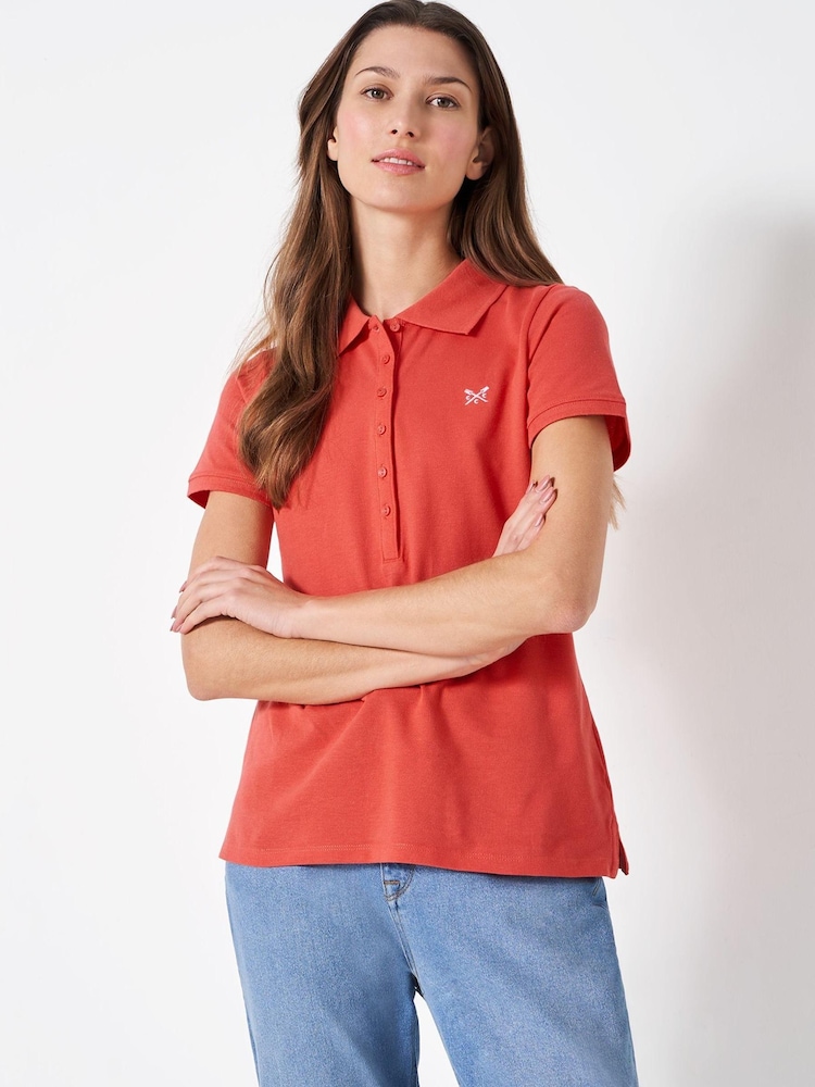 Crew Clothing Company Blue Cotton Polo Shirt - Image 1 of 5