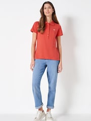 Crew Clothing Company Blue Cotton Polo Shirt - Image 3 of 5