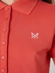 Crew Clothing Company Blue Cotton Polo Shirt - Image 4 of 5