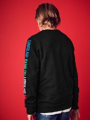 Black Gaming Tree Knitted Christmas Jumper (3-16yrs) - Image 2 of 7