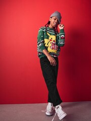 Green Knitted Christmas Jumper (4-16yrs) - Image 2 of 8