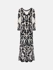 Phase Eight Black Tapework Ria Dress - Image 6 of 6
