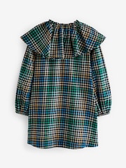 Blau/Grün - Cape Collar Check Dress (3-16yrs) - Bild 4 von 4