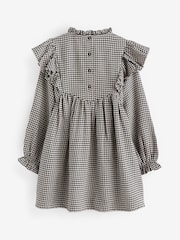 Black/White Ruffle Check Dress (3-16yrs) - Image 2 of 2