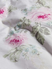 Shabby Chic by Rachel Ashwell® Royal Bouquet Pink Ruffle 200 Thread Count Duvet Cover and Pillowcase Set - Image 3 of 4