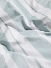 Shabby Chic by Rachel Ashwell® Watercolour Stripe Flat Piped Duvet Cover and Pillowcase Set - Image 3 of 4