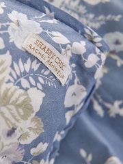 Shabby Chic by Rachel Ashwell® Garden Floral Blue Flat Piped Duvet Cover and Pillowcase Set - Image 3 of 6