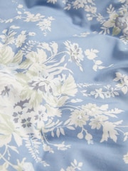 Shabby Chic by Rachel Ashwell® Garden Floral Blue Flat Piped Duvet Cover and Pillowcase Set - Image 5 of 6