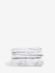 Shabby Chic by Rachel Ashwell® Aqua Rose Blossom Lofty Bedspread - Image 3 of 3