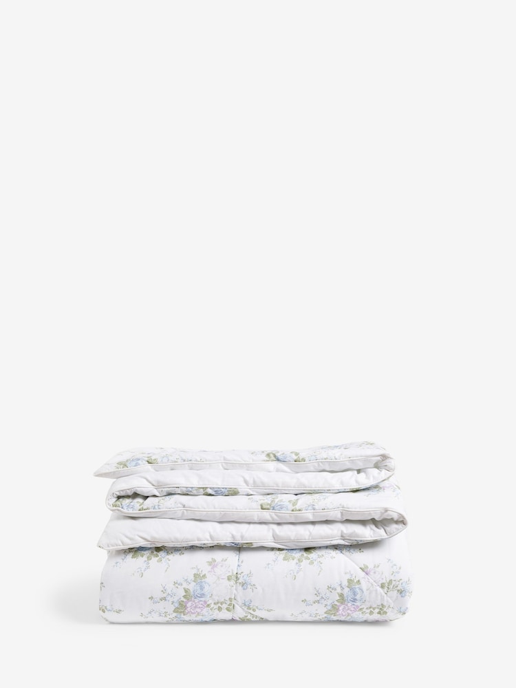 Shabby Chic by Rachel Ashwell® Aqua Rose Blossom Lofty Bedspread - Image 3 of 3