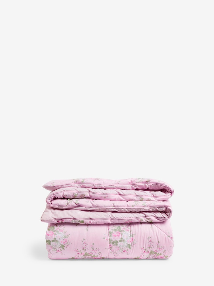 Shabby Chic by Rachel Ashwell® Pink Rose Blossom Lofty Bedspread - Image 3 of 3