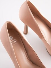 Nude Pink Forever Comfort® Bow Trim Curvy Heel Court Shoes - Image 8 of 11