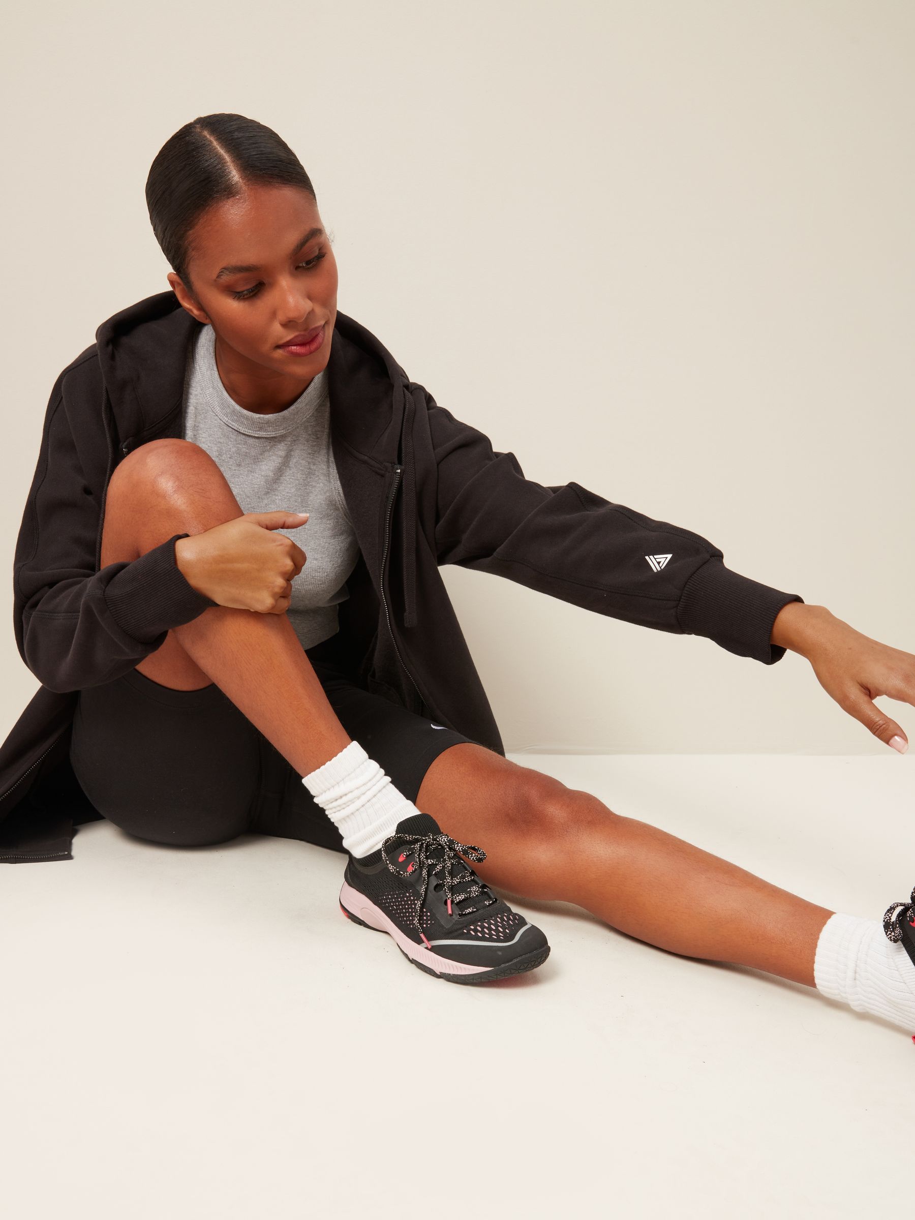 Longline sports hoodie store