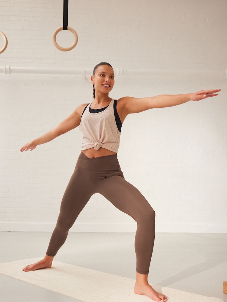 Chocolate Brown Leggings - Image 2 of 6