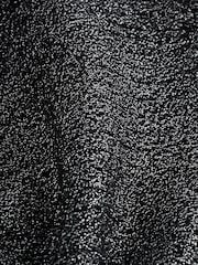 Black Sparkle Ribbed Roll Neck Jumper - Image 6 of 6