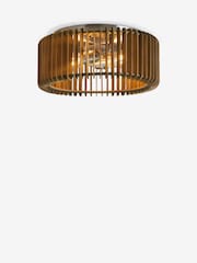 Natural Anders 2 Light Flush Ceiling Light - Image 5 of 7