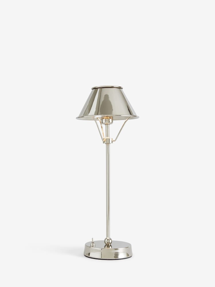 Chrome Hector Rechargeable Large Wireless Table Lamp - Image 7 of 7