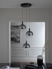 Black Elara 3 Light Cluster Ceiling Light - Image 2 of 6
