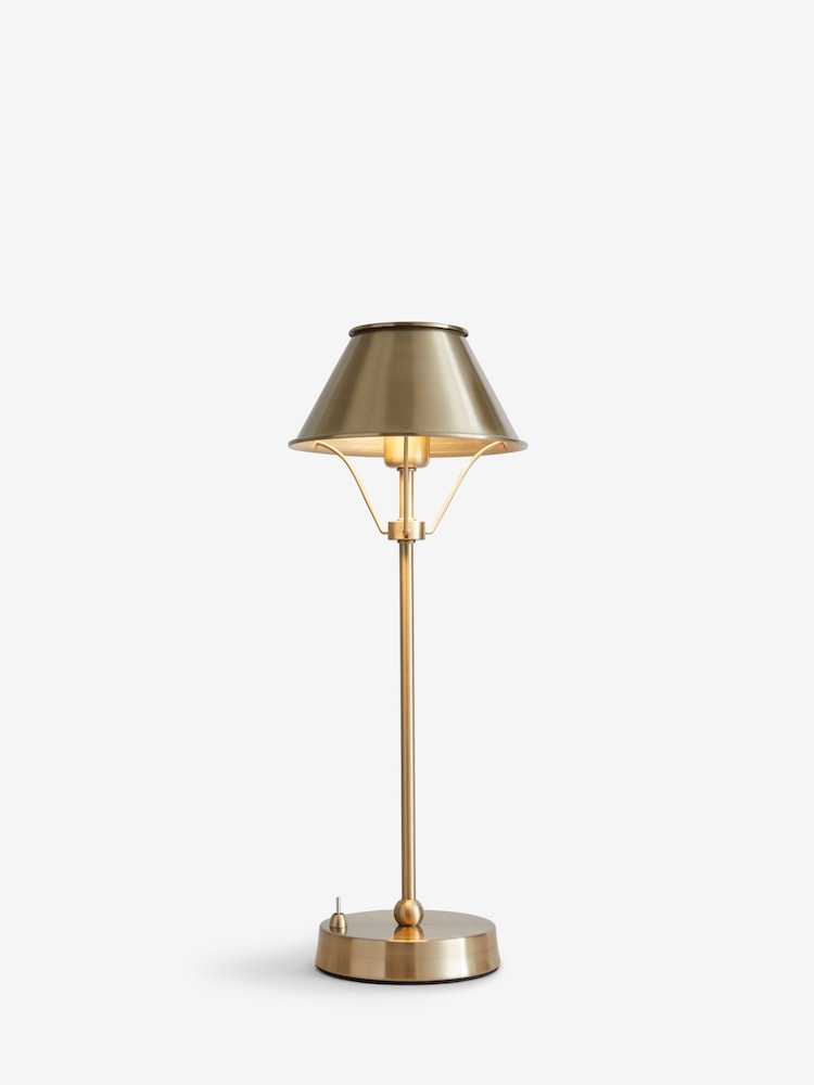 Brass Hector Rechargeable Large Wireless Table Lamp - Image 8 of 8