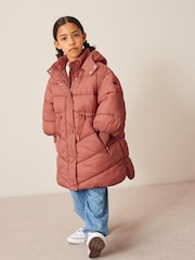 Clay Shower Resistant Poncho Padded Coat (3-16yrs) - Image 1 of 10