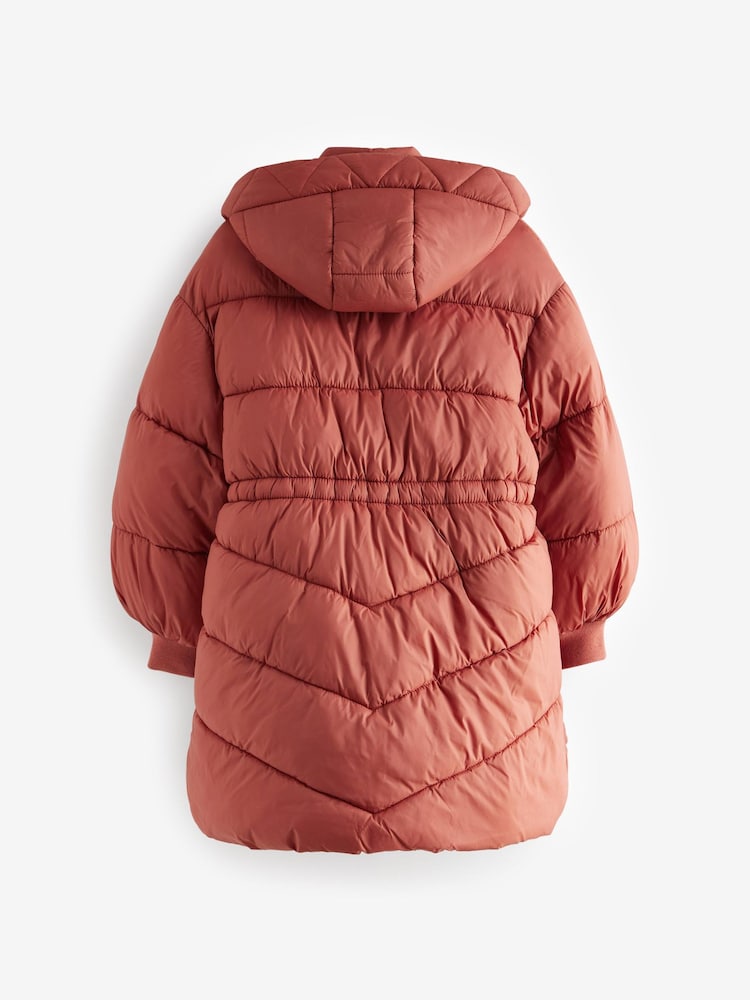 Clay Shower Resistant Poncho Padded Coat (3-16yrs) - Image 9 of 10