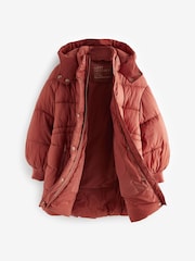 Clay Shower Resistant Poncho Padded Coat (3-16yrs) - Image 10 of 10