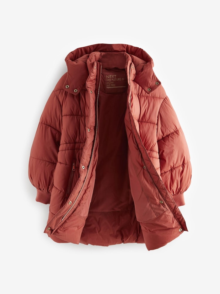 Clay Shower Resistant Poncho Padded Coat (3-16yrs) - Image 10 of 10