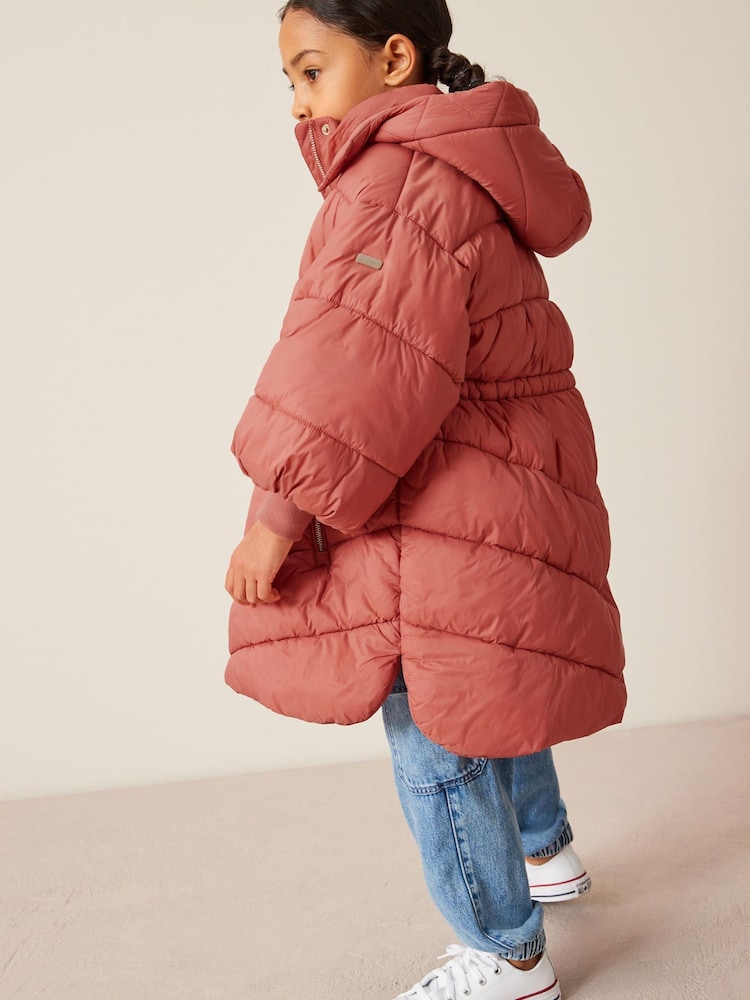 Clay Shower Resistant Poncho Padded Coat (3-16yrs) - Image 2 of 10