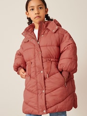 Clay Shower Resistant Poncho Padded Coat (3-16yrs) - Image 5 of 10