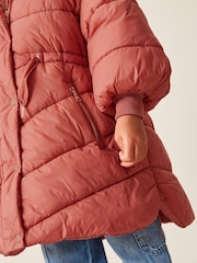 Clay Shower Resistant Poncho Padded Coat (3-16yrs) - Image 7 of 10