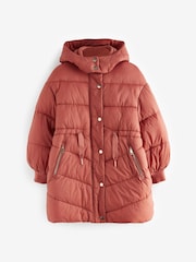 Clay Shower Resistant Poncho Padded Coat (3-16yrs) - Image 8 of 10