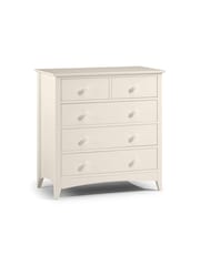 Julian Bowen Stone White Cameo 3 2 Drawer Chest - Image 4 of 4