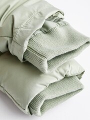 Sage Green Hooded Baby Puffer Jacket (0mths-2yrs) - Image 10 of 10