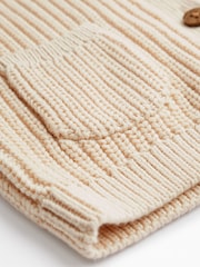 Cream Baby Knitted Cardigan - Image 6 of 6