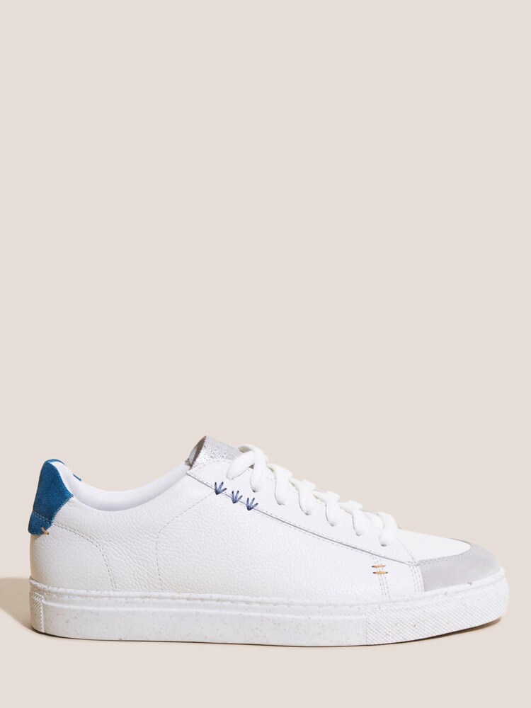 White Stuff White Toni Leather Trainers - Image 1 of 1