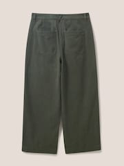 White Stuff Green Harper Wide Leg Trousers - Image 6 of 6