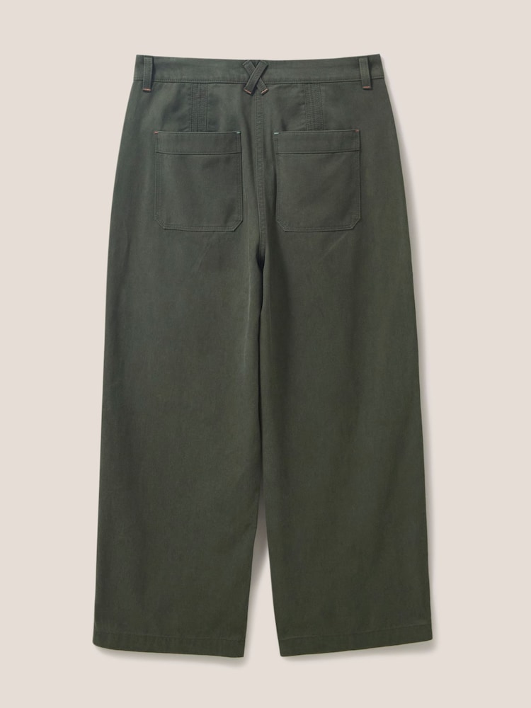 White Stuff Green Harper Wide Leg Trousers - Image 6 of 6 White Stuff Green Harper Wide Leg Trousers - Image 6 of 6