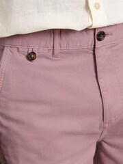 White Stuff Pink Sutton Organic Chino Shorts - Image 2 of 4
