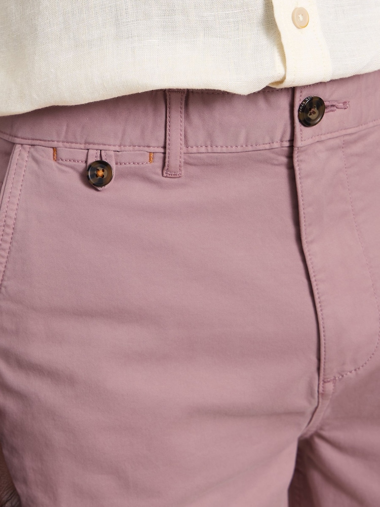 White Stuff Pink Sutton Organic Chino Shorts - Image 2 of 4