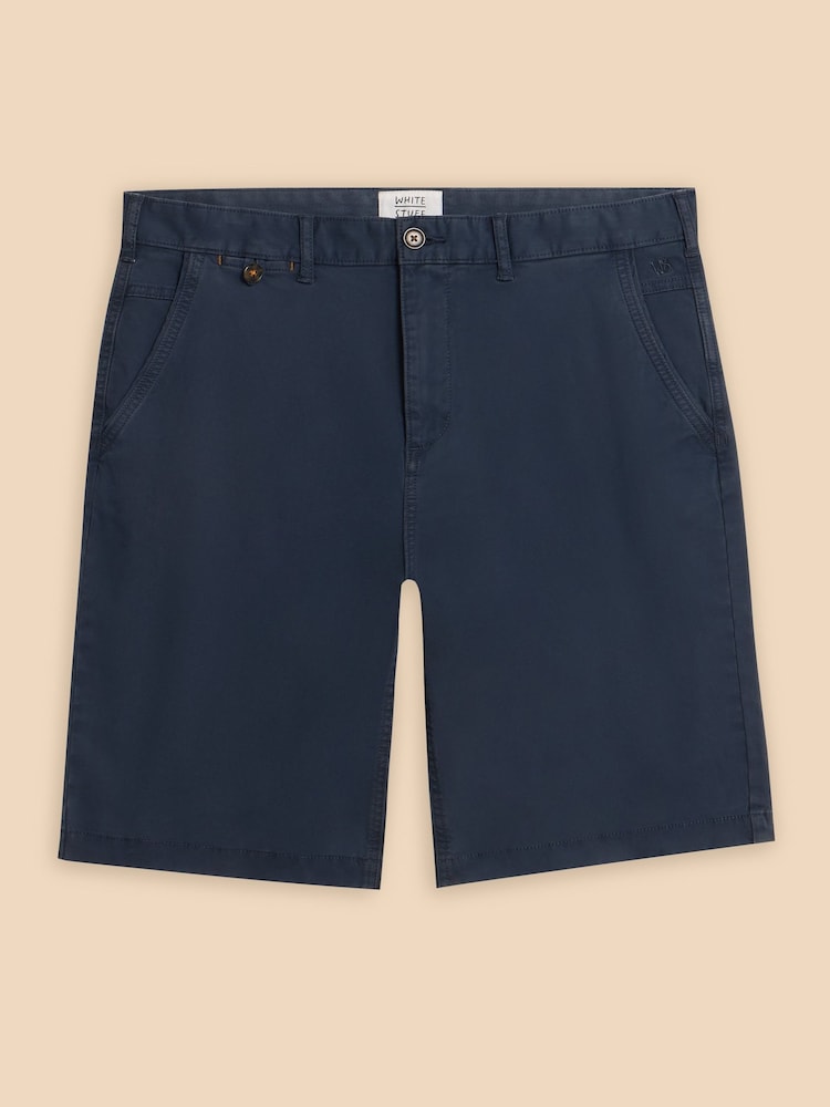White Stuff Blue Sutton Chino Shorts - Image 5 of 7