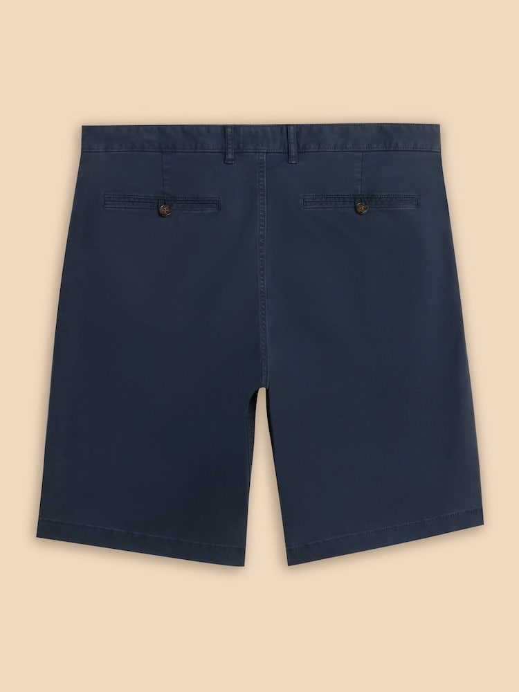White Stuff Blue Sutton Chino Shorts - Image 6 of 7