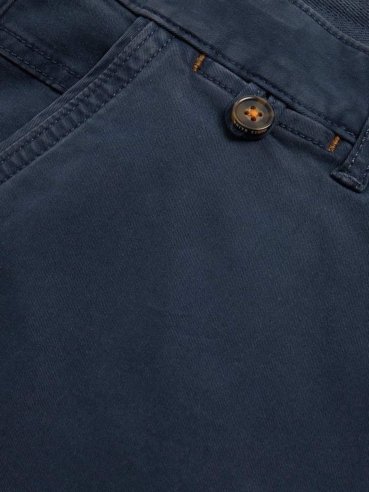 White Stuff Blue Sutton Chino Shorts - Image 7 of 7